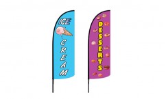 Ice Cream Advertising Flags